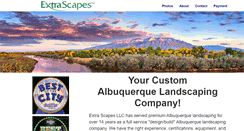 Desktop Screenshot of extrascapes.com