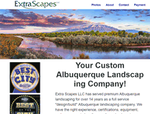 Tablet Screenshot of extrascapes.com